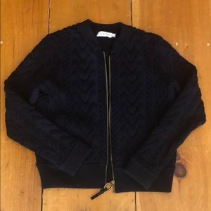 Tory Burch zip up cardigan